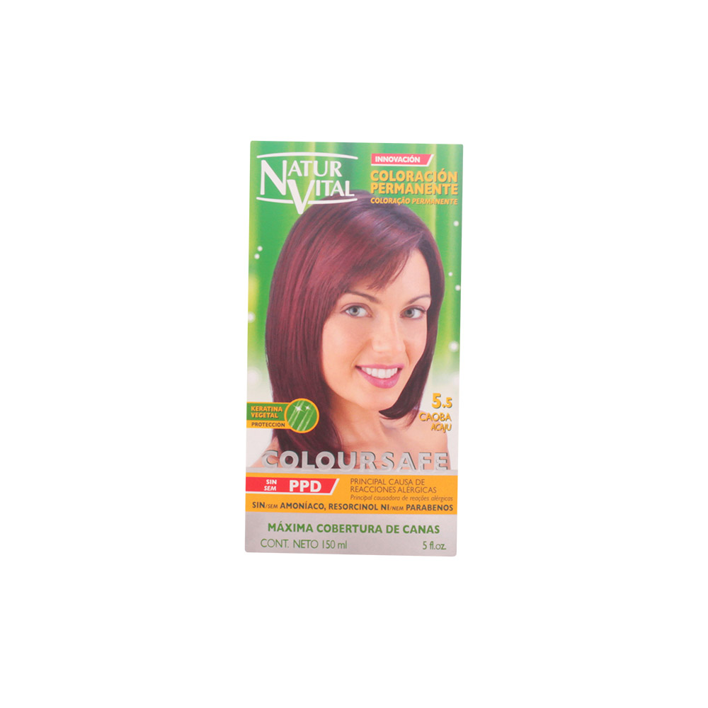 Naturaleza Y Vida Coloursafe Permanent 5.5 Caoba 150 ml