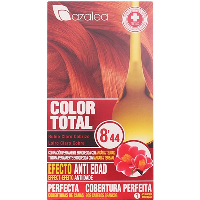 Azalea Farve Total 8,44 Lys Kobber Blond Hår