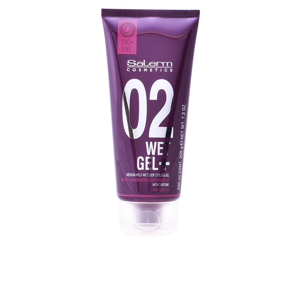 Salerm Cosmetics Natte Gel + Medium Hold Wetlook Stylinggel 200ml 