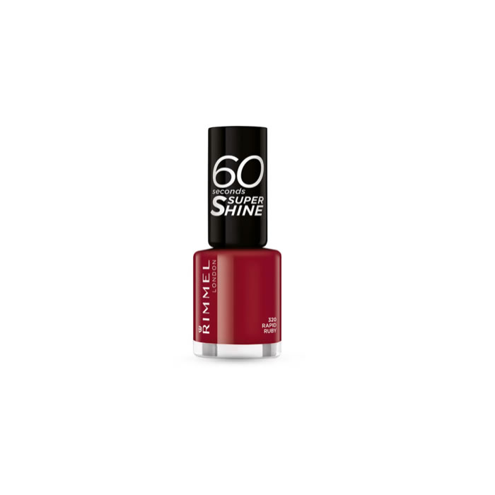 Rimmel 60 Seconds Super Shine 320 Rápido Rubí