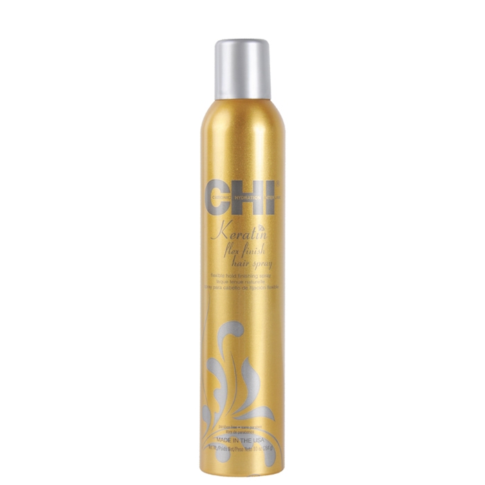 Chi Keratin Flex Finish Natural Hold hajlakk 284g