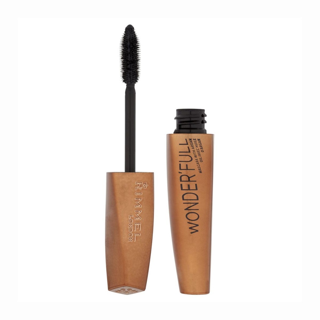 Rimmel London Wonderfull con mascara all'argan 001 nero