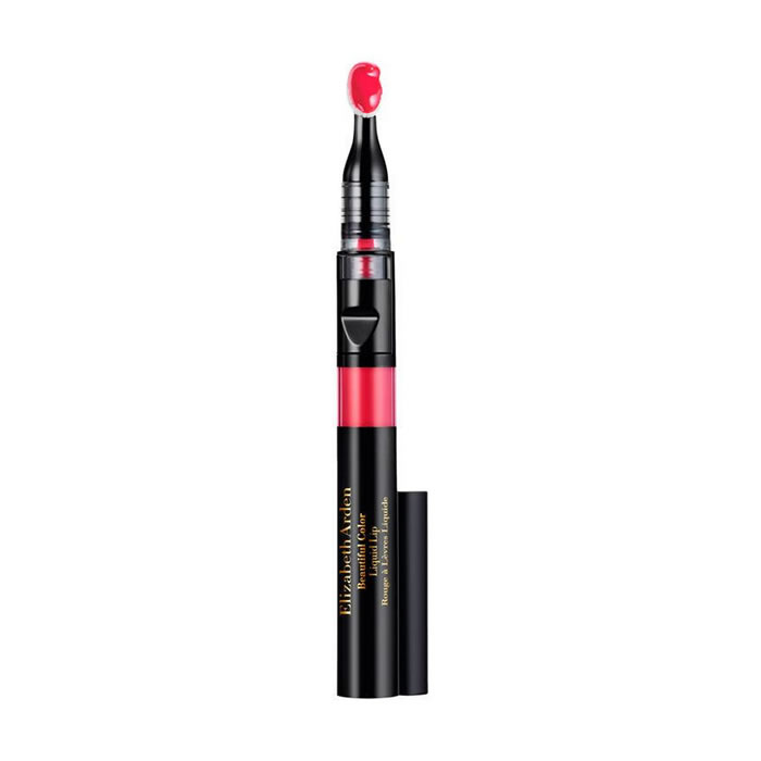 Elizabeth Arden Piękny kolor płynnego błyszczyka do ust z wykończeniem w kolorze czerwonym