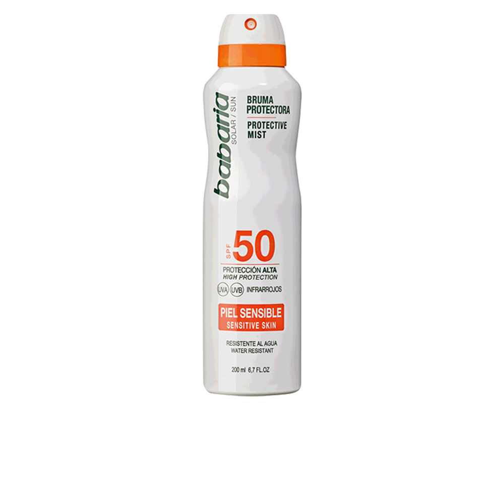 Ochranná mlha Babaria Spf50 Sensitive Skin 200 ml