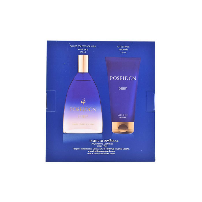 Institito Español Poseidon Deep Eau De Toilette Spray 150ml Confezione da 2 Prodotti