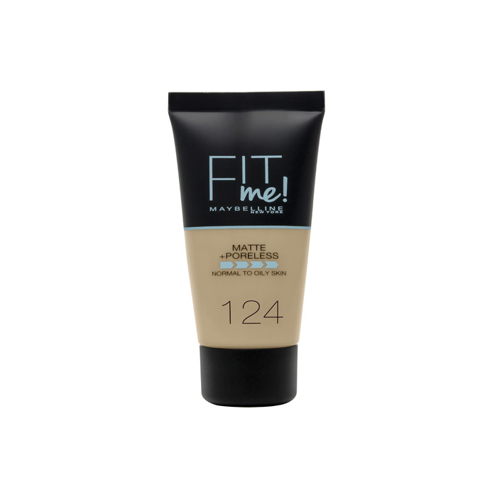 Maybelline Fit Me Matte + Poreless Foundation 124 Arena Suave 30ml