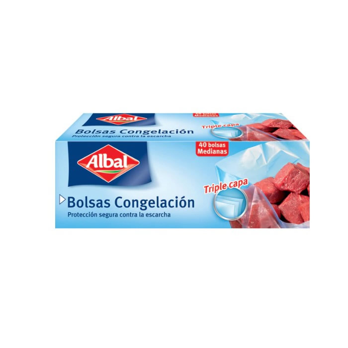 Albal Medium Triple Layer frysepose 40 enheder