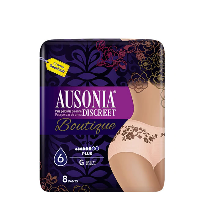 Ausonia Discreet Boutique Braguitas-Pants 8 jednotek