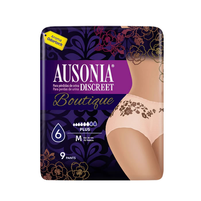 Ausonia Discreet Boutique Braguitas-Pants 9 jednotek