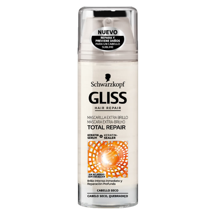 Schwarzkopf Gliss Total Repair Mascarilla Extra Luminosidad 150ml