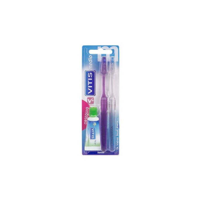 Vitis Duplo Pennello Medio + Anticarie 15ml