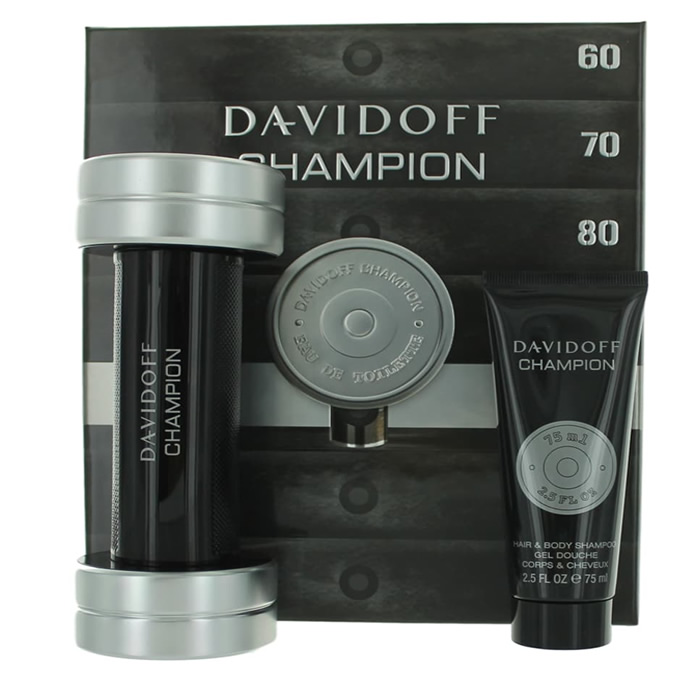 Davidoff Champion Eau De Toilette spray 90 ml 2 dobozos termékek