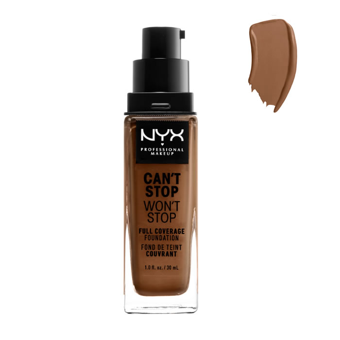 Nyx Can't Stop Won't Stop Full Covering Foundation Cappucciono 30ml