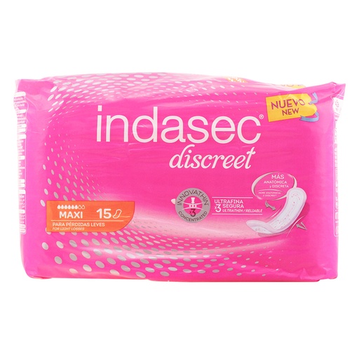 [67422] Indasec Maxi постелка за инконтиненция 15 единици 