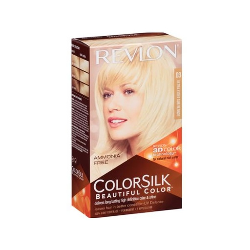 [67978] Revlon Colorsilk Senza Ammoniaca 03 Biondo Sole Ultra Chiaro 
