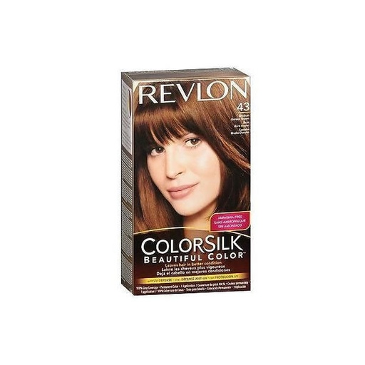 [67985] Revlon Colorsilk bez amoniaku 43 středně zlatohnědá 