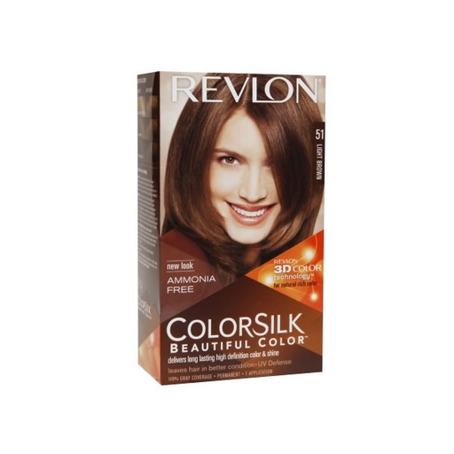 [67989] Revon Colorsilk bez amoniaku 51 světle hnědá 