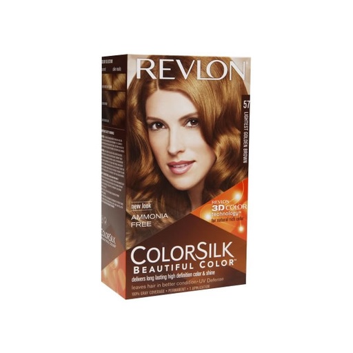 [67992] Revlon Colorsilk bez amoniaku 57 nejsvětlejší zlatohnědá 