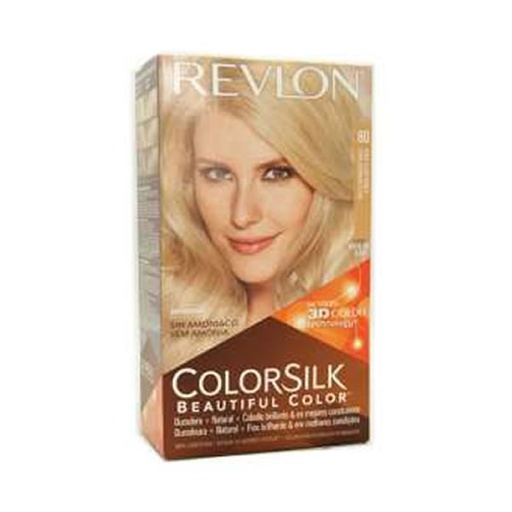 [67995] Revlon Colorsilk Bez amoniaku 80 Světlá jako blond 