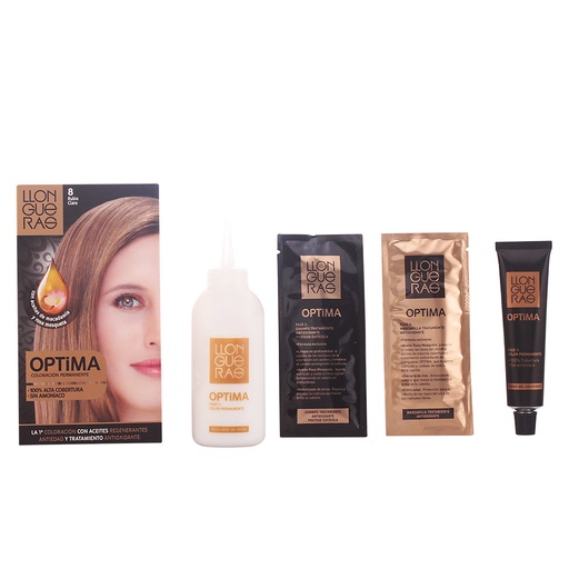 [70121] Llongueras Optima Permanente Haarfarbe ohne Ammoniak 8 Hellblond