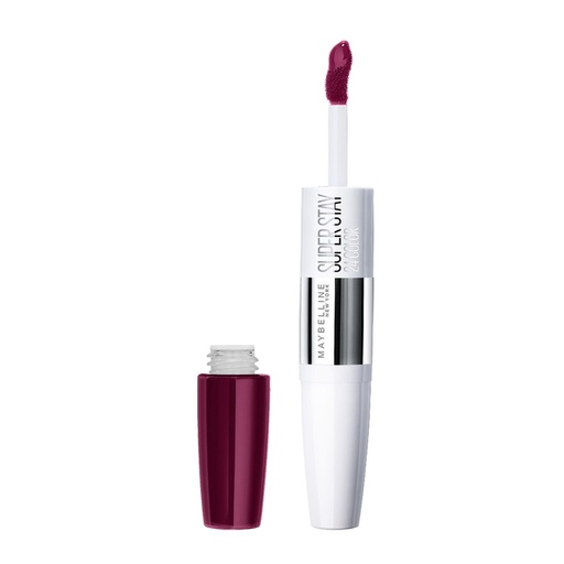 [72972] Maybelline Superstar 24 2-Step Liquid Lispstick Makeup 250 Sugar Plum