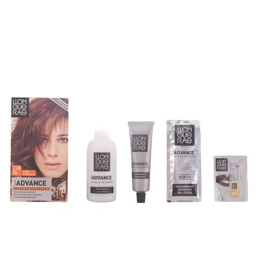[74154] Llongueras Color Advance Haarfarbe 7,34 Goldenes Dunkelblond