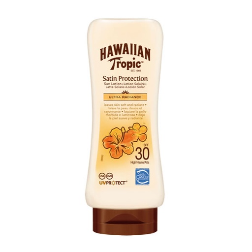 [79529] Hawaiian Tropic Satin Protection Ultra Radiance Sun Lotion Spf30 180 ml