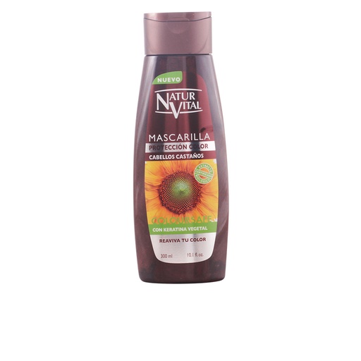 [79781] Naturaleza Y Vida Colorsafe Maschera per capelli Castano 300ml