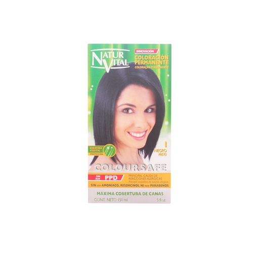[79788] Naturaleza Y Vida Coloursafe Permanentna črna barva 1 150 ml