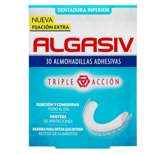 [79846] Algasiv lepidla na zubní protézy 30 spodních polštářků 