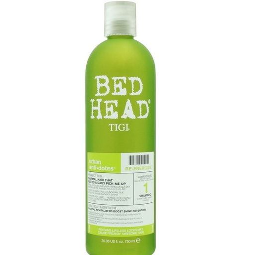 [80268] Tigi Re Energize Champú Para Cabello Normal 750ml