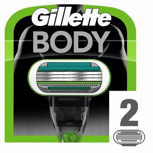 [80873] Gillette Body Refill 2 enoti  