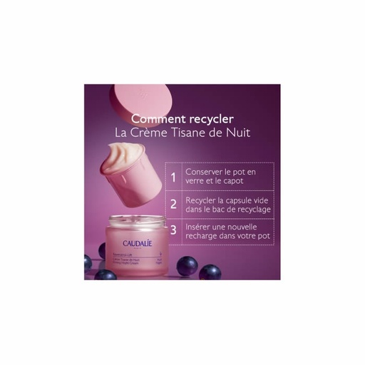 [344984] Caudalie Resveratrol-Lift noční bylinný čajový krém náhradní náplň 50ml