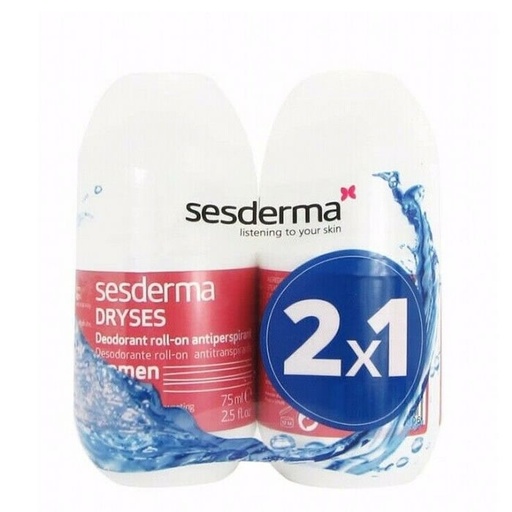 [81352] Sesderma Pack Dryses Deodorant Antiperspirant Roll On pro ženy 2x75ml