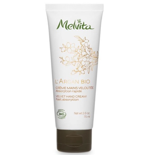 [81514] Melvita Organic Argan Sametový krém na ruce 75 ml