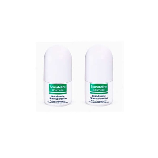 [81745] Somatoline Cosmetic Pack Hyper Perspiration Deodoranty Roll On 2x40ml