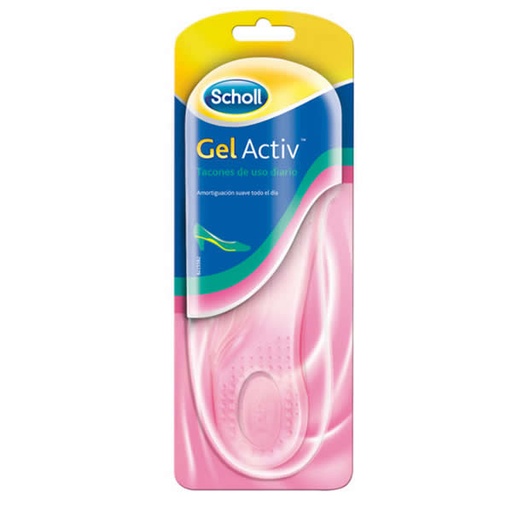 [82045] Scholl GelActive vložky do podpatků Denní použití Velikost 35-40,5