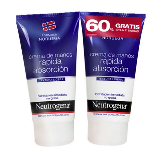[83383] Neutrogena Formula Rychle se vstřebávající ruce 2x75ml