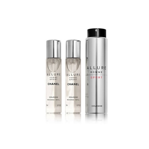 [124894] Chanel Allure Homme Sport Travel Spray recargable juego de 4 productos