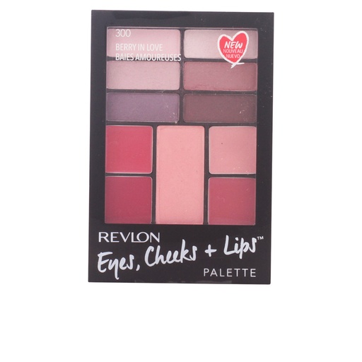 [87648] Revlon Eyes Cheeks Lips Palette 300 Berry In Love