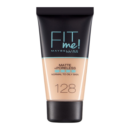 [90544] Maybelline Fit Me Base de maquillaje mate sin poros 128 Warm 