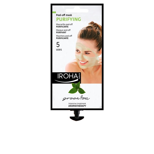 [94423] Iroha Nature čistilna peel off maska ​​zeleni čaj 5 uporab