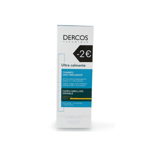 [96007] Vichy Dercos Ultra zklidňující šampon pro suché vlasy 200 ml