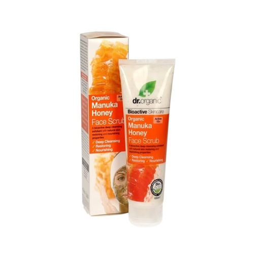 [99600] Dr Organic Exfoliante Miel De Manuka 125ml