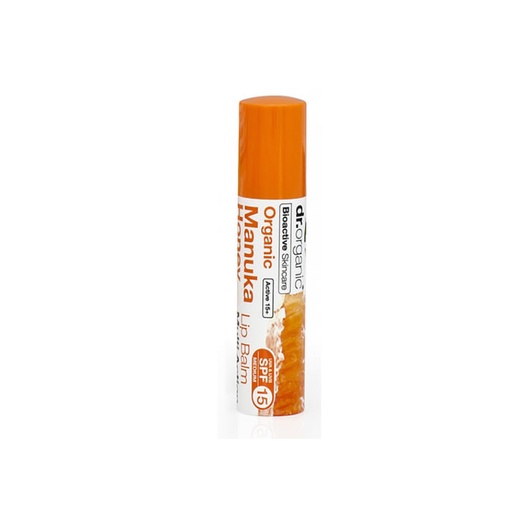 [100029] Balzam za ustnice Dr Organic Manuka Honey 15 Spf 5,7 ml