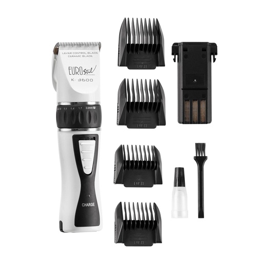 [119595] Eurostil Electrica K3600 Ceramico Recargable Maquina Cortapelo Cabello Szary 5w 1un