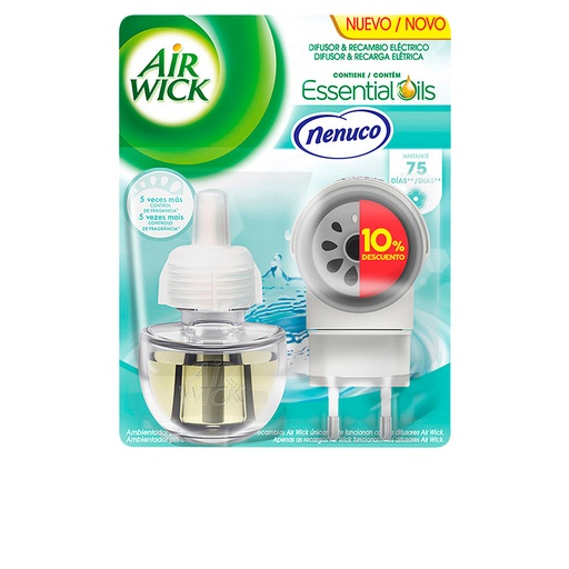 [144820] Air-Wick Ambientador Electrico Completo Nenuco 19 ml
