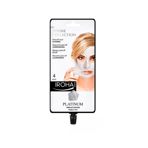 [151096] Iroha Nature Platinum Peel Off Radiance Mask 4 uporabe