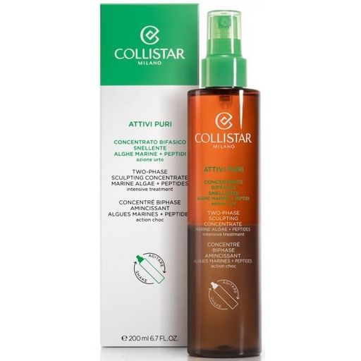 [253916] Collistar Attivi Puri Concentrato Bifasico Snellente Alghe Marine Peptidi Azione Urto - 200ml