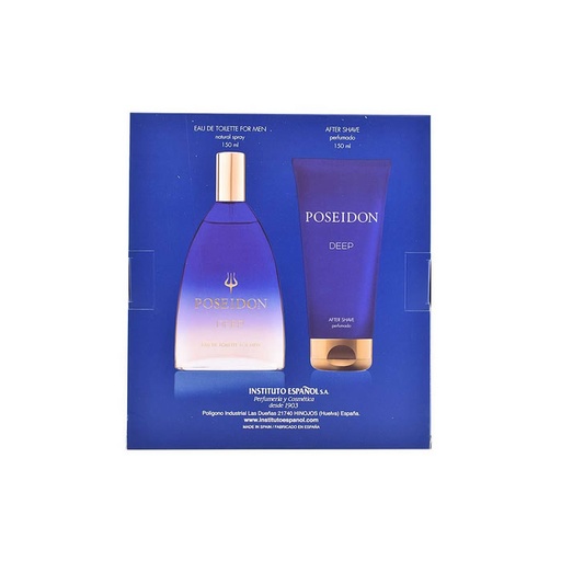 [160548] Institito Español Poseidon Deep Eau De Toilette Spray 150ml Кутия 2 продукта